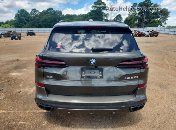 5UX33EU0XR9T57740 2024 BMW X5 Green Հետևի տեսք