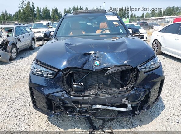 5UX33EU0XT9252347 2026 BMW X5 Dark Blue უკანა სალონის ხედი