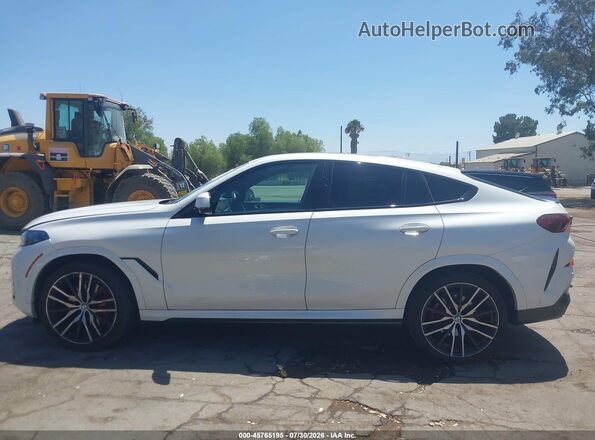 5UX33EX00R9U86601 2024 BMW X6 White Vista interior de 360 grados