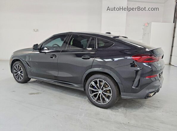 5UX33EX02T9280462 2026 BMW X6 Black Задня ліва чверть
