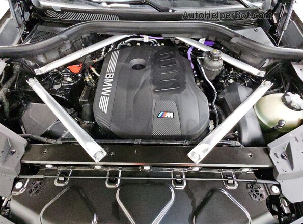 5UX33EX02T9280462 2026 BMW X6 Black Вид підкапотного простору