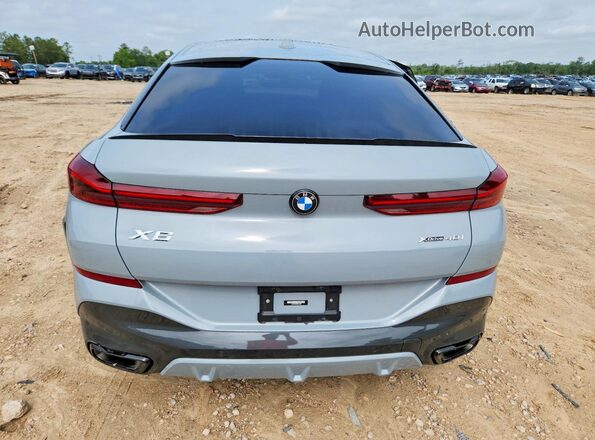 5UX33EX03R9S31389 2024 BMW X6 Gray Rear view