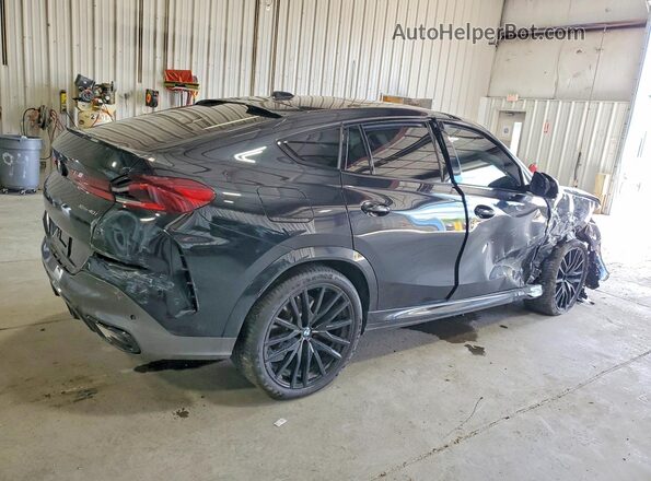 5UX33EX05R9U96573 2024 BMW X6 Black Задня права чверть