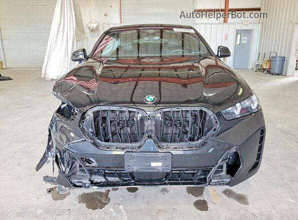 5UX33EX05R9U96573 2024 BMW X6 Black Вид спереду