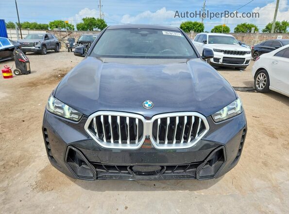 5UX33EX05S9X22911 2025 BMW X6 Black Vista frontal