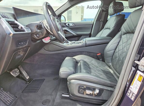 5UX33EX05S9X22911 2025 BMW X6 Black Vista interior delantera
