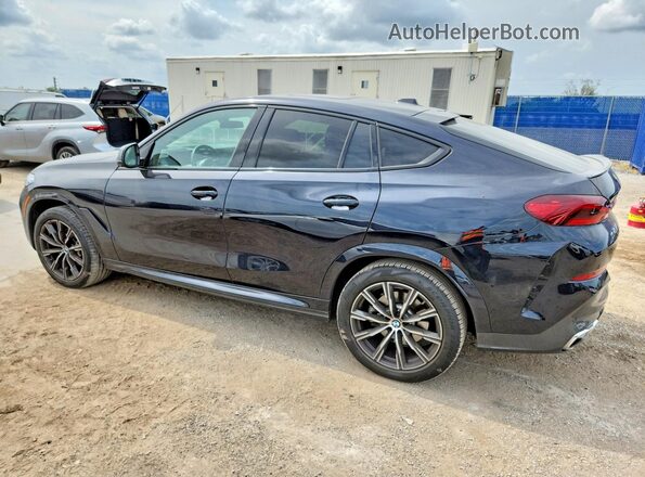 5UX33EX05S9X22911 2025 BMW X6 Black Trasero izquierdo