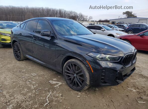 5UX33EX05S9Z93693 2025 BMW X6 Black Przód prawy