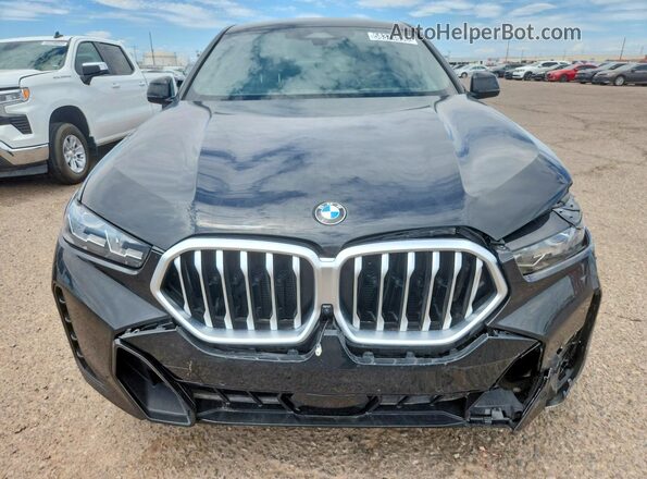 5UX33EX08S9X01227 2025 BMW X6 Black Vista frontal