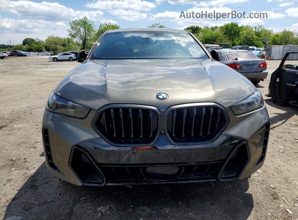 5UX33EX09R9U98035 2024 BMW X6 Green Widok z przodu