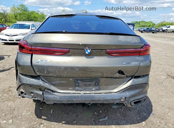 5UX33EX09R9U98035 2024 BMW X6 Green Widok z tyłu