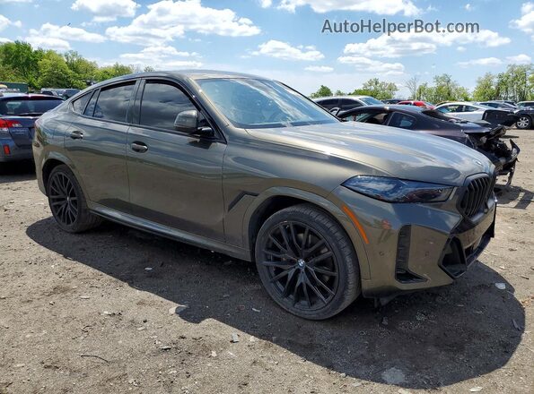 5UX33EX09R9U98035 2024 BMW X6 Green Przód prawy