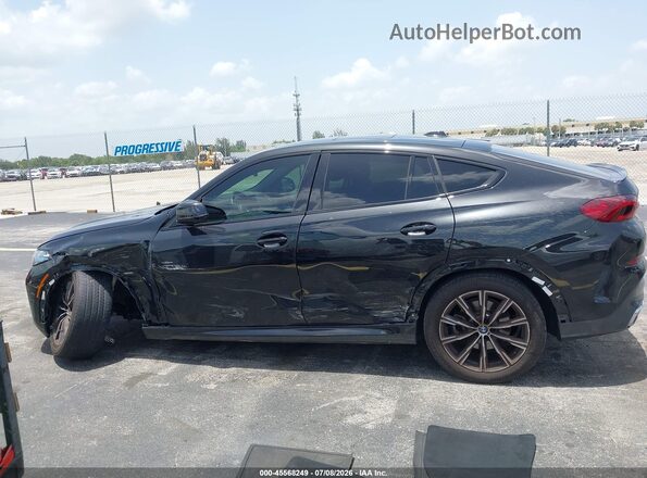 5UX33EX09S9W32242 2025 BMW X6 Black Вид спереду