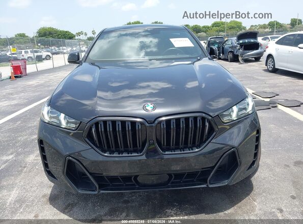 5UX33EX09S9W32242 2025 BMW X6 Black Вид щитка приладів