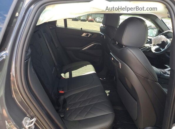 5UX33EX0XT9420404 2026 BMW X6 Gray Vista de los asientos traseros