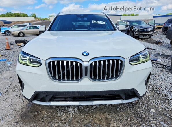 5UX43DP00N9K79800 2022 BMW X3 Белый Вид спереди