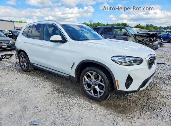 5UX43DP00N9K79800 2022 BMW X3 Белый Передняя правая четверть