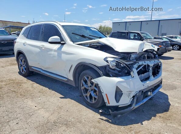 5UX43DP00N9M35835 2022 BMW X3 White Przód prawy
