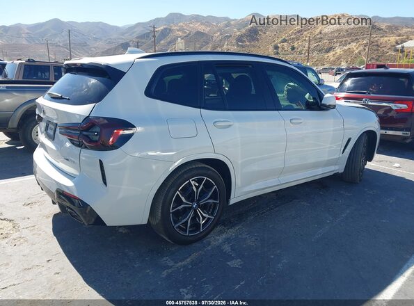 5UX43DP00P9P52498 2023 BMW X3 White Հետևի աջ