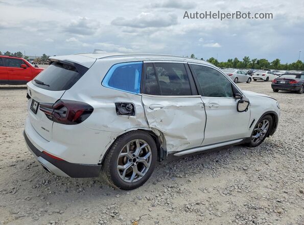 5UX43DP00R9V22558 2024 BMW X3 White Հետևի աջ