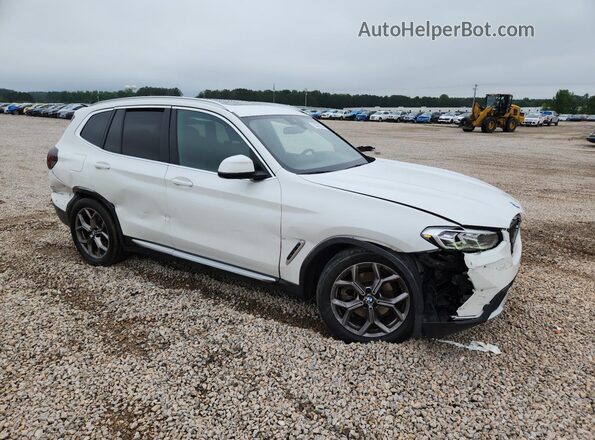 5UX43DP01N9L64807 2022 BMW X3 White Przód prawy