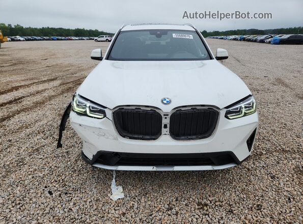 5UX43DP01N9L64807 2022 BMW X3 White Widok z przodu