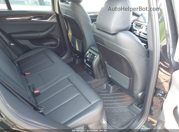 5UX43DP01P9R45789 2023 BMW X3 Black VIN კოდის სტიკერის ხედი