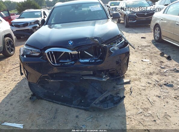 5UX43DP01P9R45789 2023 BMW X3 Black წინა ხედი