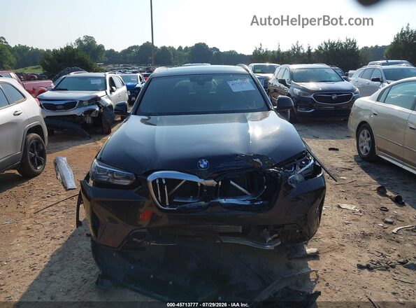 5UX43DP01P9R45789 2023 BMW X3 Black ხელსაწყოთა პანელის ხედი