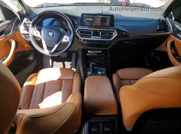 5UX43DP01P9R49017 2023 BMW X3 White Առջևի վահանակի տեսք