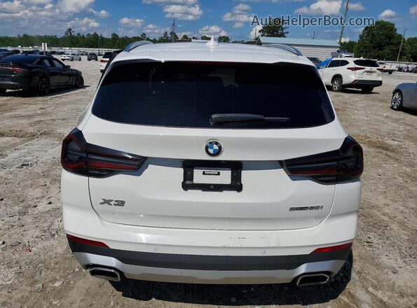 5UX43DP01P9R49017 2023 BMW X3 White Հետևի տեսք