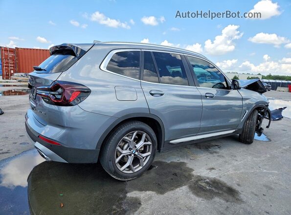 5UX43DP01R9U62953 2024 BMW X3 Серый Задняя правая четверть