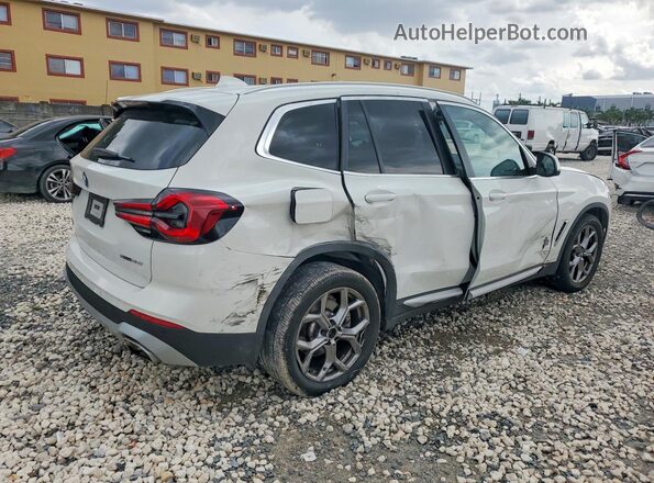 5UX43DP01R9W87597 2024 BMW X3 Белый Задняя правая четверть
