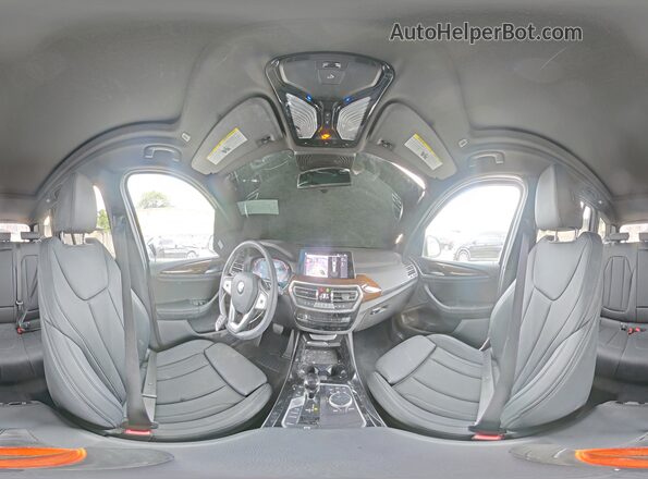 5UX43DP01R9W87597 2024 BMW X3 Белый Вид наклейки с VIN-кодом