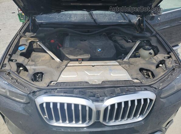 5UX43DP02N9J97986 2022 BMW X3 Черный Вид подкапотного пространства