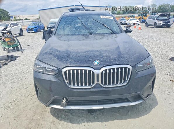 5UX43DP02N9J97986 2022 BMW X3 Черный Вид спереди