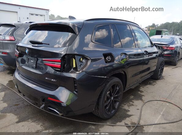 5UX43DP02N9K29948 2022 BMW X3 Black Tył prawy