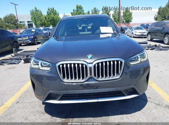 5UX43DP02N9M21385 2022 BMW X3 Black Vista interior trasera