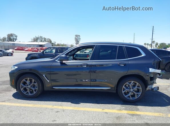 5UX43DP02N9M21385 2022 BMW X3 Black 