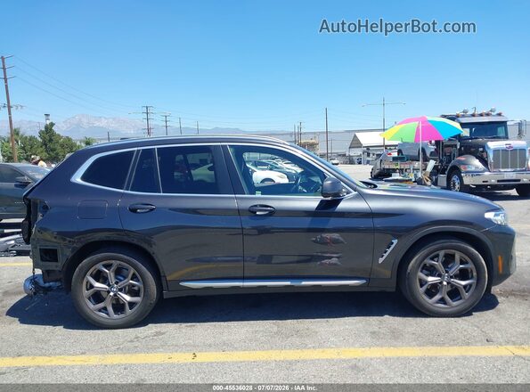 5UX43DP02N9M21385 2022 BMW X3 Black Vista interior de 360 grados