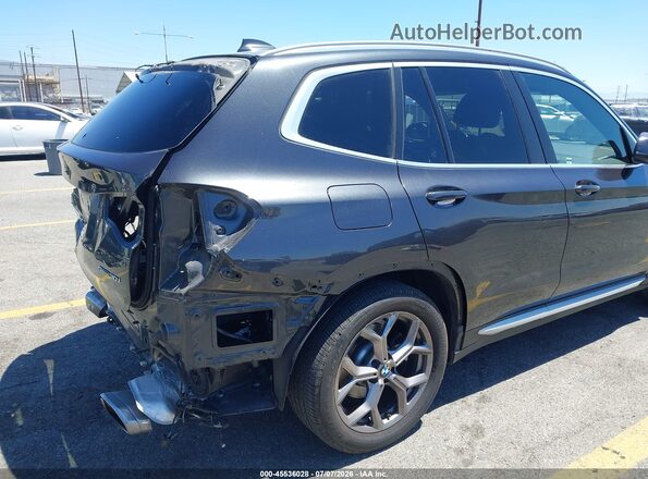5UX43DP02N9M21385 2022 BMW X3 Black 