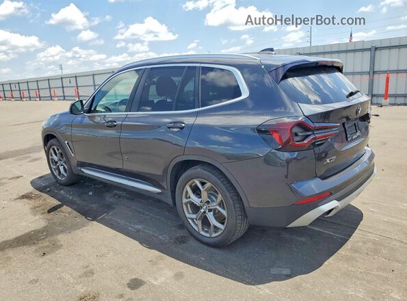 5UX43DP02N9M96443 2022 BMW X3 Gray Tył lewy