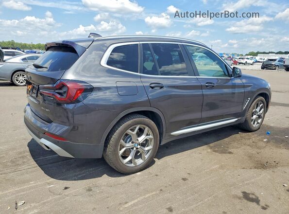 5UX43DP02N9M96443 2022 BMW X3 Gray Tył prawy