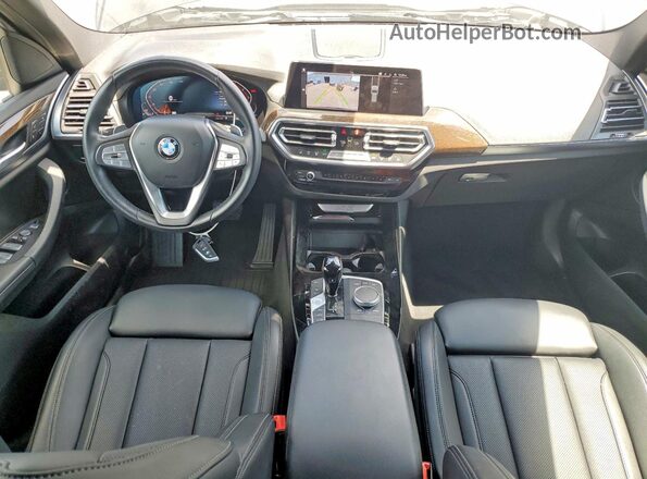 5UX43DP02N9M96443 2022 BMW X3 Gray Widok deski rozdzielczej