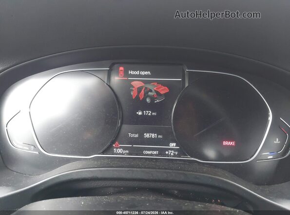 5UX43DP03N9L39665 2022 BMW X3 Black Вид задніх сидінь
