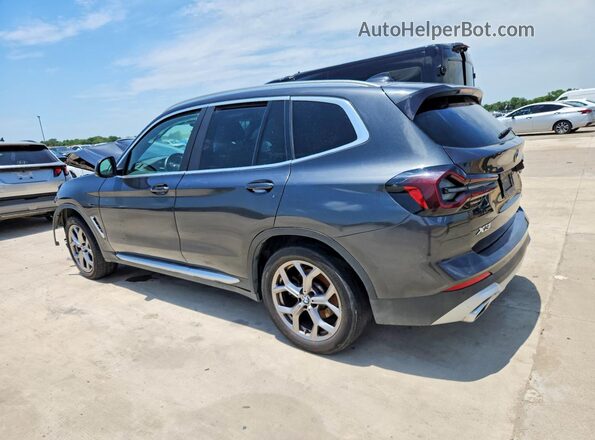 5UX43DP03N9M51348 2022 BMW X3 Black Rear left