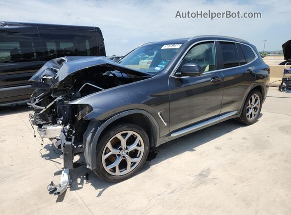 5UX43DP03N9M51348 2022 BMW X3 Black 