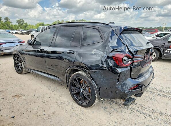 5UX43DP04R9X38817 2024 BMW X3 Black Trasero izquierdo