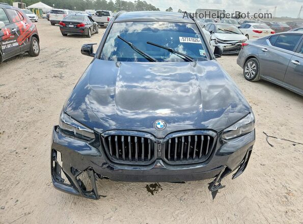 5UX43DP04R9X38817 2024 BMW X3 Black Vista frontal