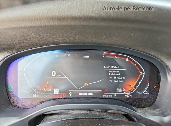 5UX43DP04R9X38817 2024 BMW X3 Black Vista de los asientos traseros